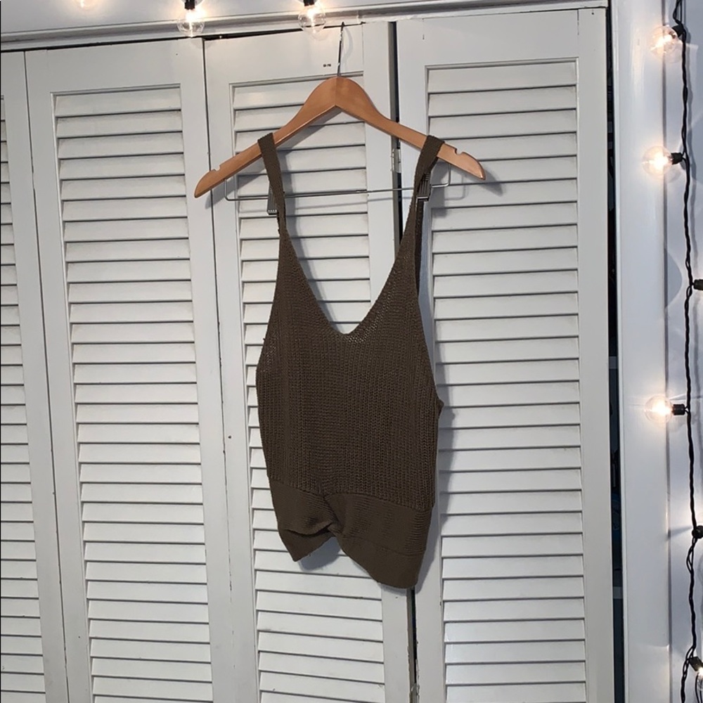 Crop top sweater